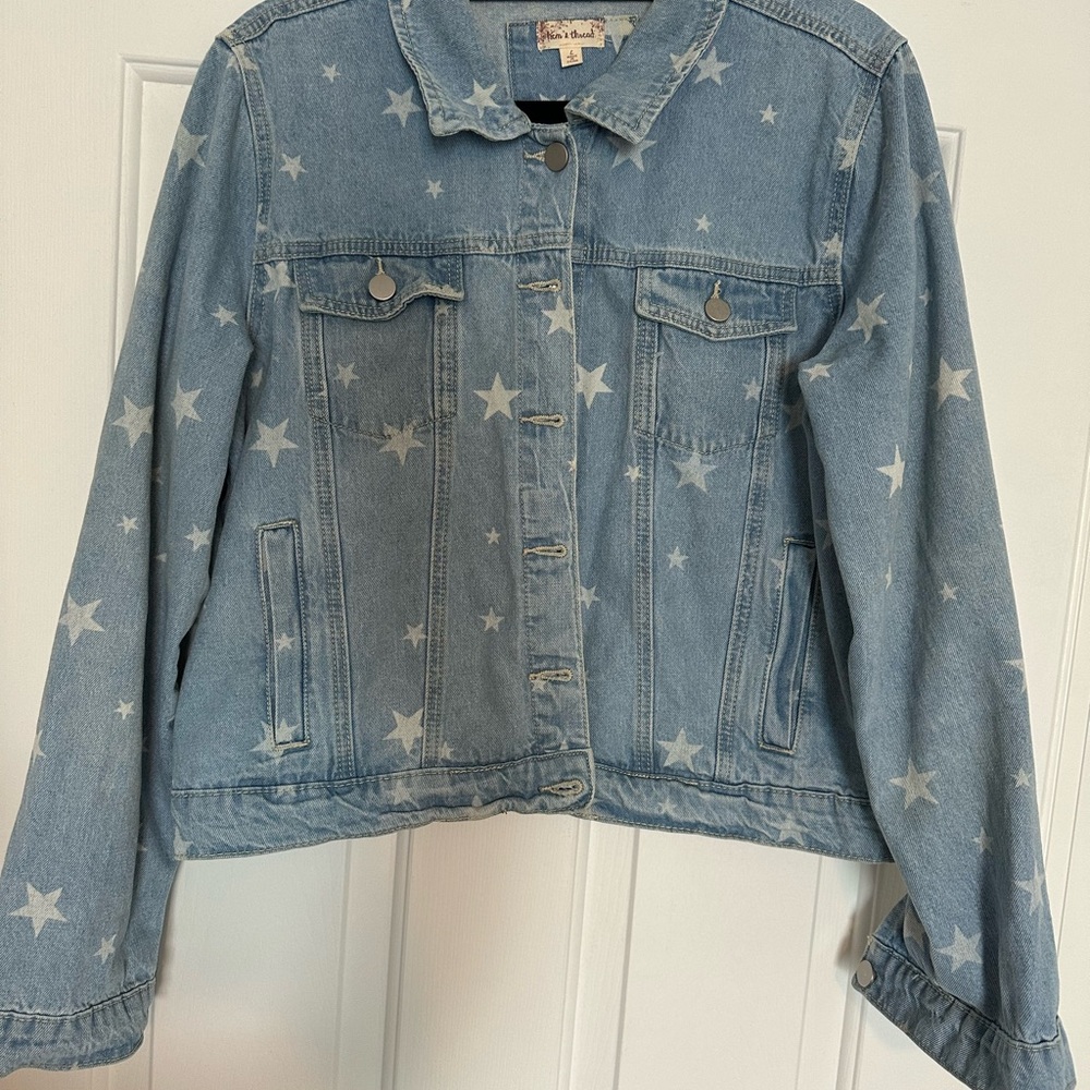 Hem & Thread Blue Star Jean Jacket